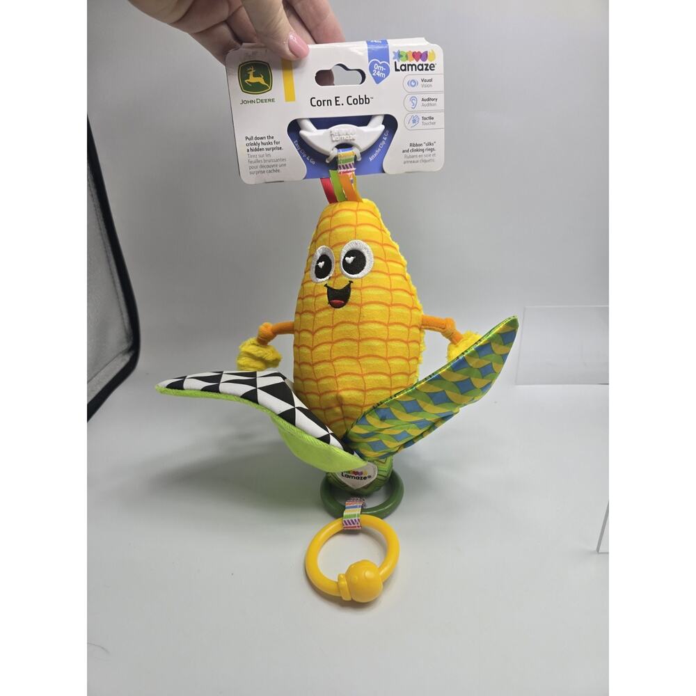John Deere Baby Lamaze Corn E Cob Clip n Go #LP73965 - Picture 2 of 4